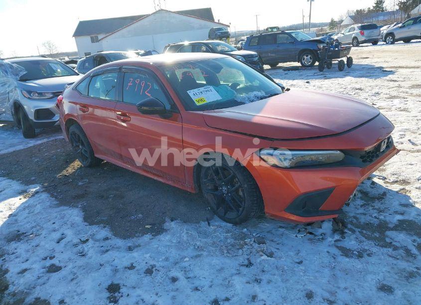 2022 Honda Civic SI SEDAN (VIN 2HGFE1E54NH473250) main photo