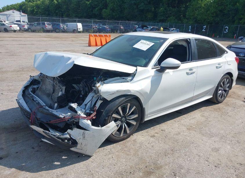 Photo 2 of 2022 Honda Civic EX (VIN 2HGFE1F74NH313353)