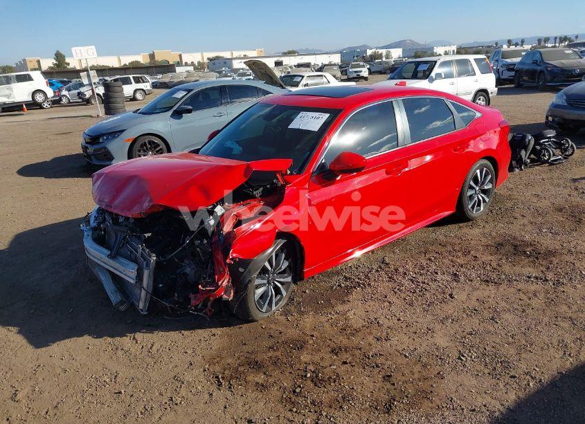 Photo 2 of 2022 Honda Civic EX (VIN 2HGFE1F76NH311748)