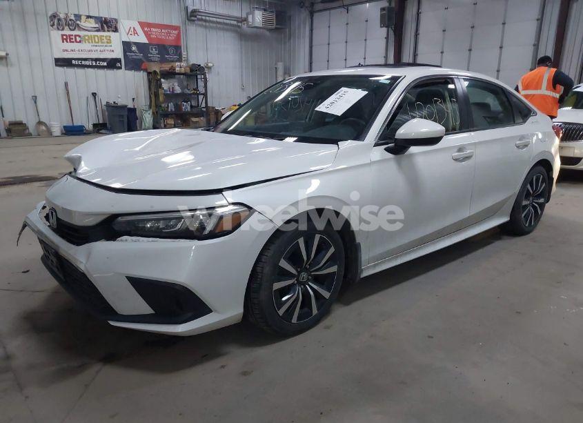 Photo 2 of 2022 Honda Civic EX (VIN 2HGFE1F78NH323948)