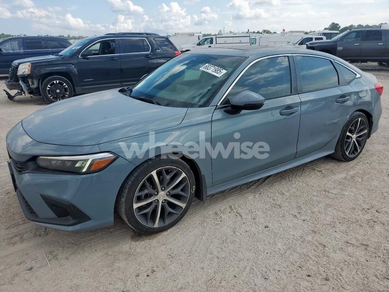 2022 HONDA CIVIC TOURING (VIN 2HGFE1F98NH327127) main photo