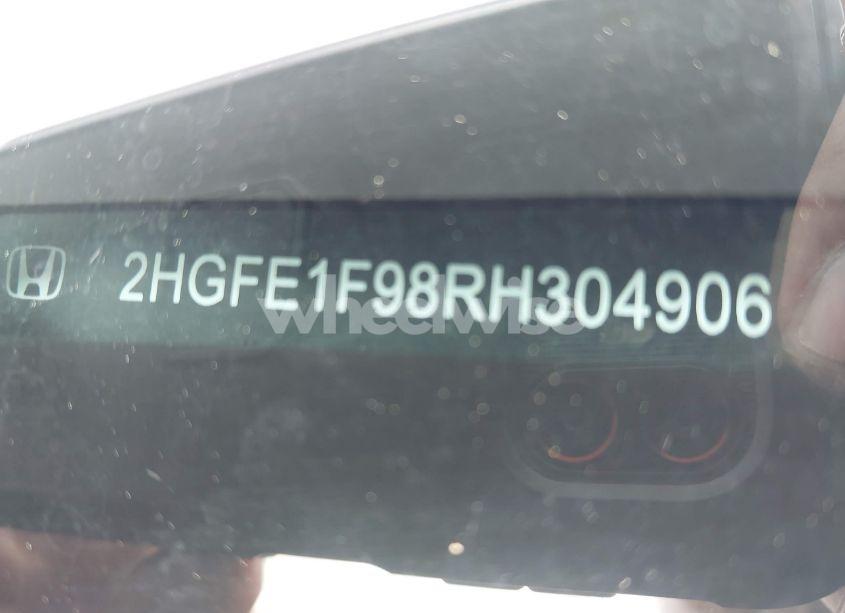 Photo 9 of 2024 Honda Civic TOURING (VIN 2HGFE1F98RH304906)