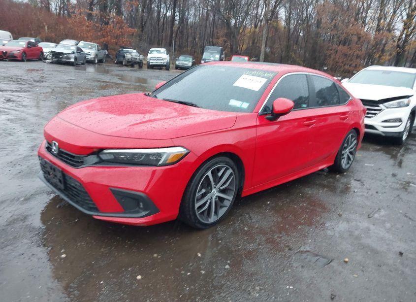 Photo 2 of 2022 Honda Civic TOURING (VIN 2HGFE1F99NH305721)