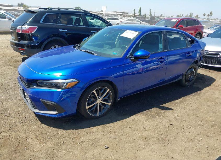 Photo 2 of 2022 Honda Civic TOURING (VIN 2HGFE1F9XNH308708)