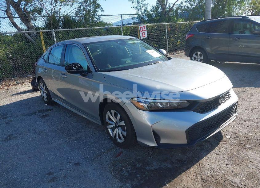 2025 Honda Civic LX (VIN 2HGFE2F20SH520456) main photo