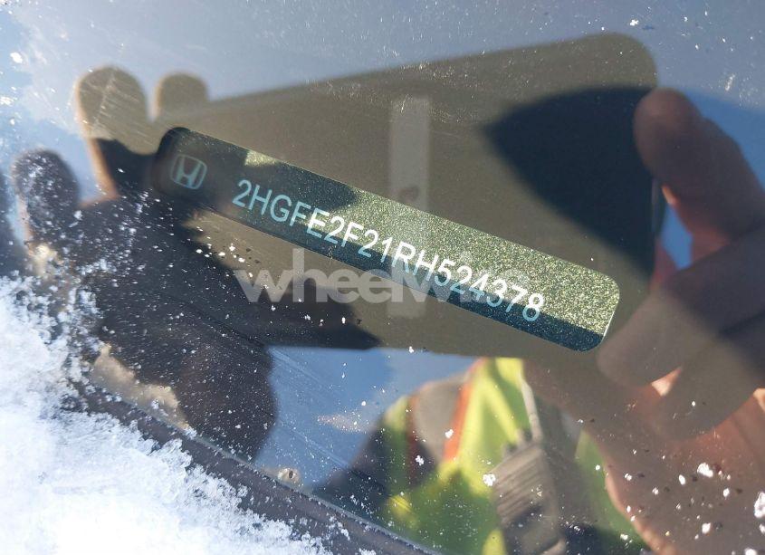 Photo 9 of 2024 Honda Civic LX (VIN 2HGFE2F21RH524378)