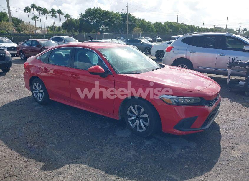 2022 Honda Civic LX (VIN 2HGFE2F22NH524514) main photo