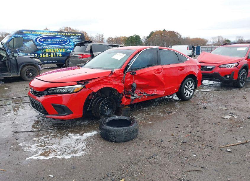 Photo 2 of 2022 Honda Civic LX (VIN 2HGFE2F22NH595759)