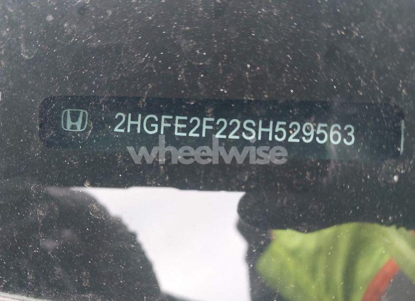 Photo 9 of 2025 Honda Civic LX (VIN 2HGFE2F22SH529563)