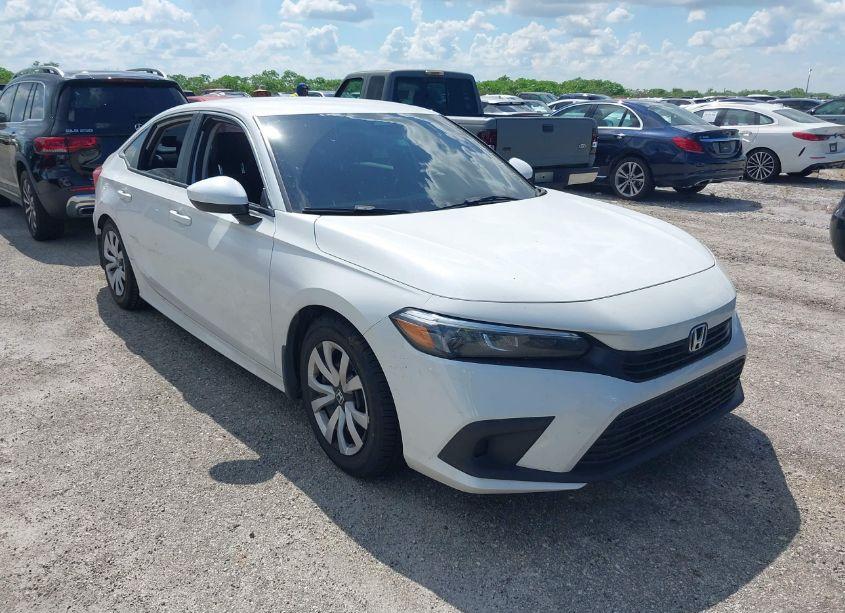 2022 Honda Civic LX (VIN 2HGFE2F23NH558445) main photo