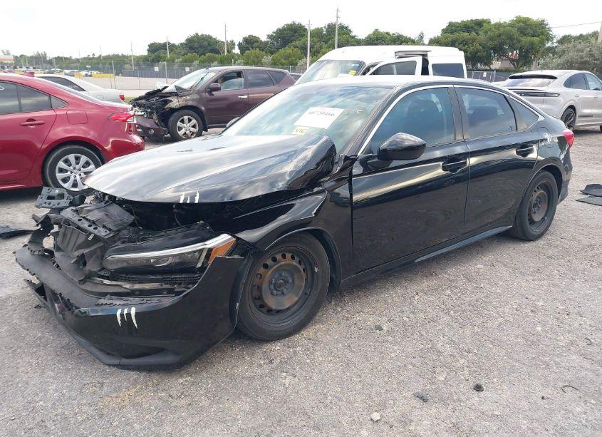 Photo 2 of 2022 Honda Civic LX (VIN 2HGFE2F24NH553819)