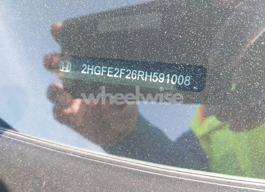 Photo 9 of 2024 Honda Civic LX (VIN 2HGFE2F26RH591008)