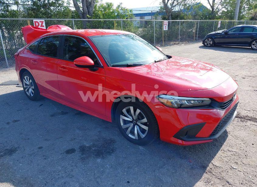 2022 Honda Civic LX (VIN 2HGFE2F2XNH528794) main photo