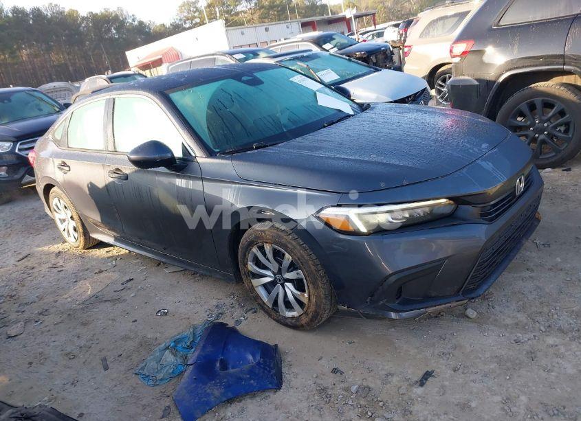 2022 Honda Civic LX (VIN 2HGFE2F2XNH549077) main photo