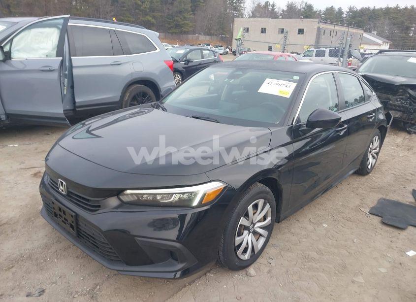 Photo 2 of 2022 Honda Civic LX (VIN 2HGFE2F2XNH573430)