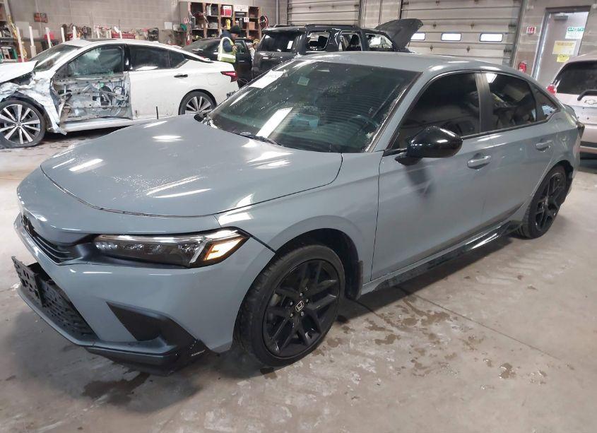 Photo 2 of 2022 Honda Civic SPORT (VIN 2HGFE2F50NH519645)