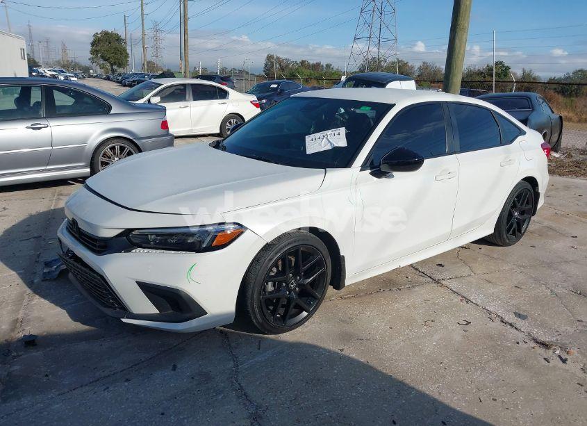 Photo 2 of 2022 Honda Civic SPORT (VIN 2HGFE2F50NH551396)