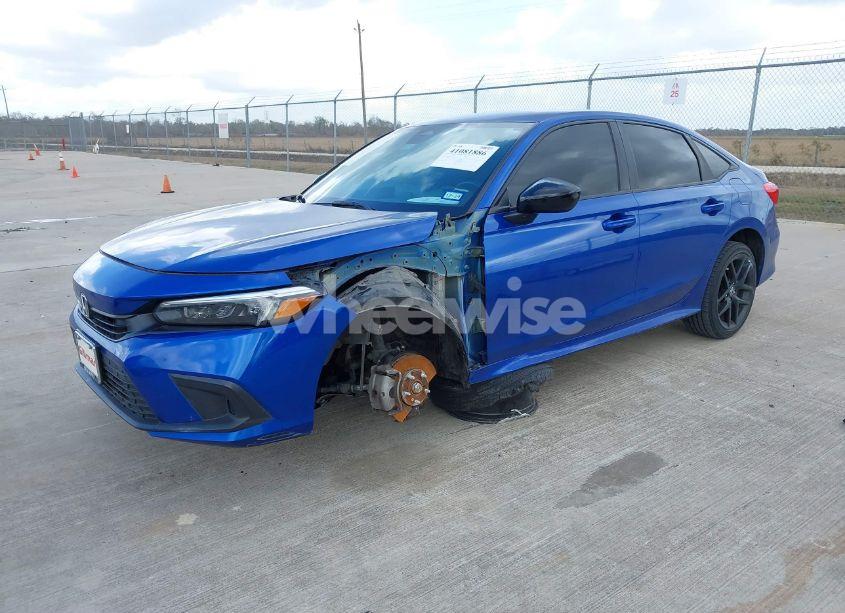 Photo 2 of 2022 Honda Civic SPORT (VIN 2HGFE2F50NH555237)