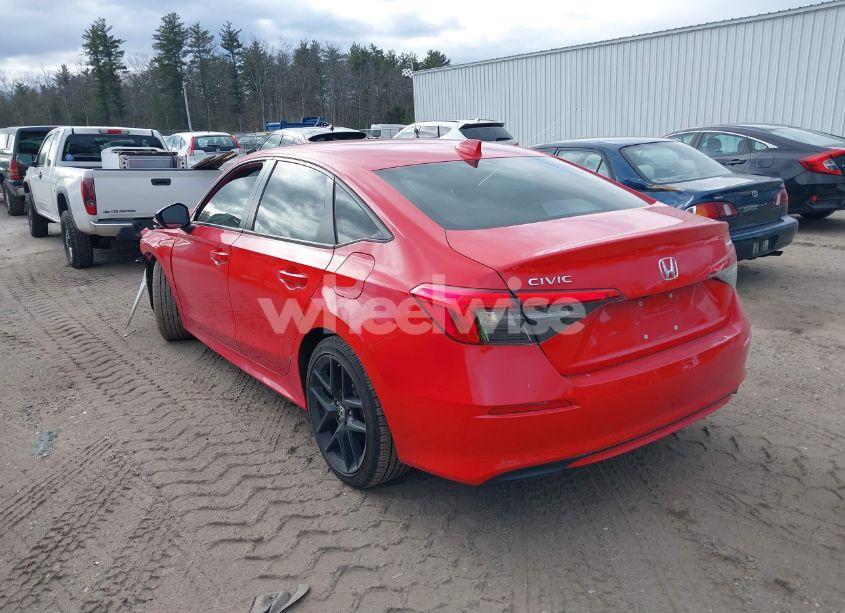 Photo 3 of 2022 Honda Civic SPORT (VIN 2HGFE2F50NH557585)