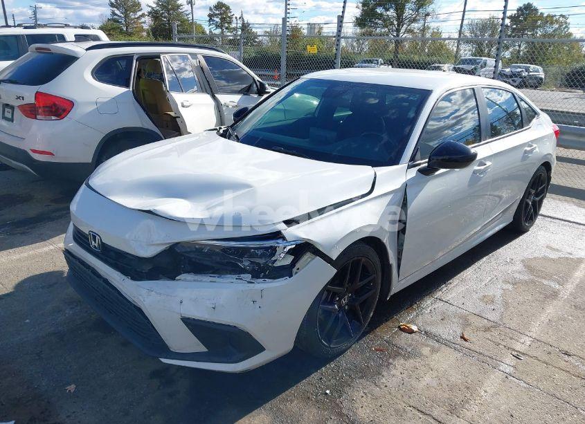 Photo 2 of 2022 Honda Civic SPORT (VIN 2HGFE2F50NH588397)