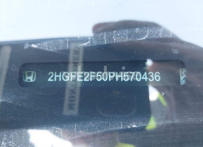 Photo 9 of 2023 Honda Civic SPORT (VIN 2HGFE2F50PH570436)