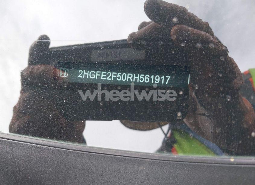 Photo 9 of 2024 Honda Civic SPORT (VIN 2HGFE2F50RH561917)