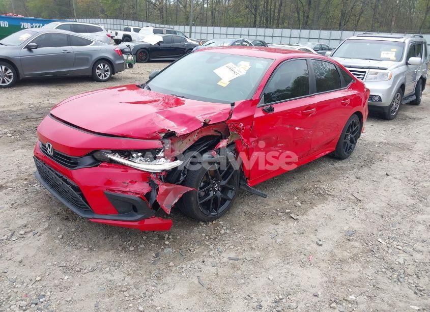 Photo 2 of 2022 Honda Civic SPORT (VIN 2HGFE2F51NH534607)