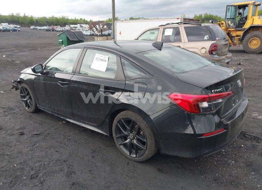Photo 3 of 2022 Honda Civic SPORT (VIN 2HGFE2F51NH605403)