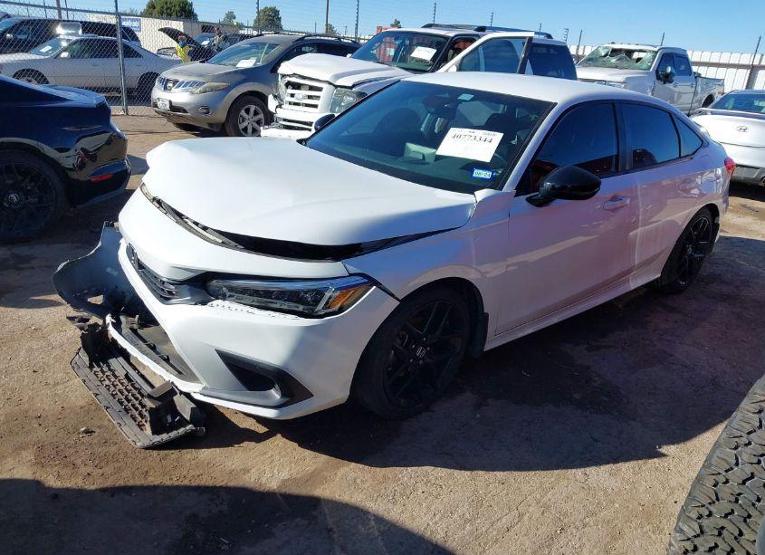 Photo 2 of 2022 Honda Civic SPORT (VIN 2HGFE2F52NH502202)