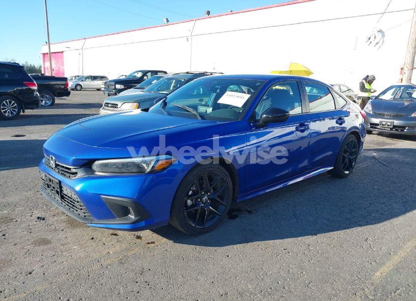 Photo 2 of 2022 Honda Civic SPORT (VIN 2HGFE2F52NH502877)