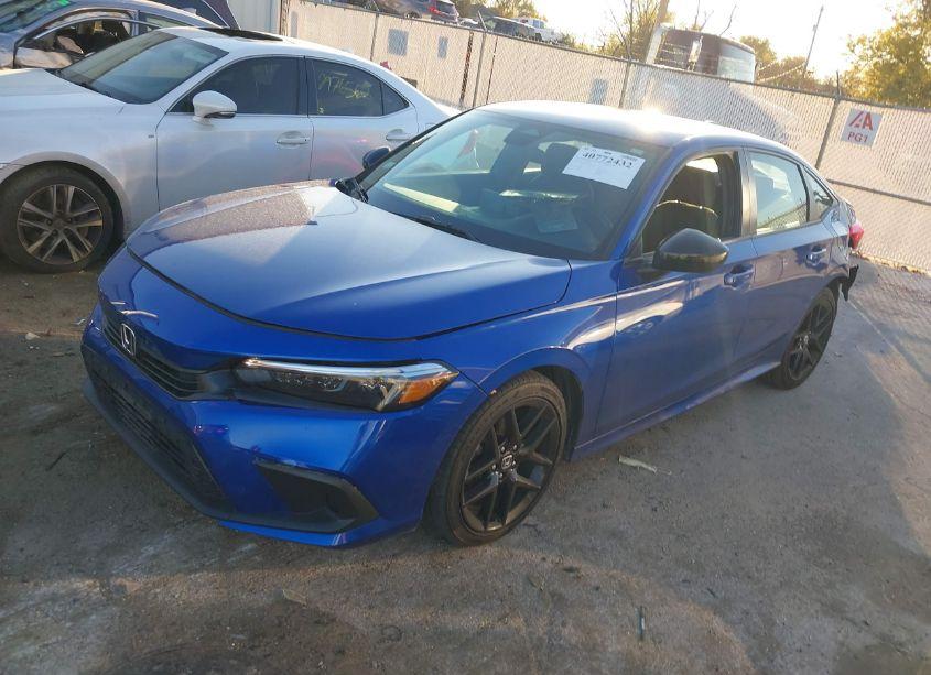 Photo 2 of 2022 Honda Civic SPORT (VIN 2HGFE2F52NH522112)