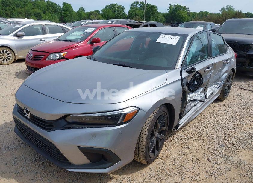 Photo 2 of 2022 Honda Civic SPORT (VIN 2HGFE2F52NH527469)