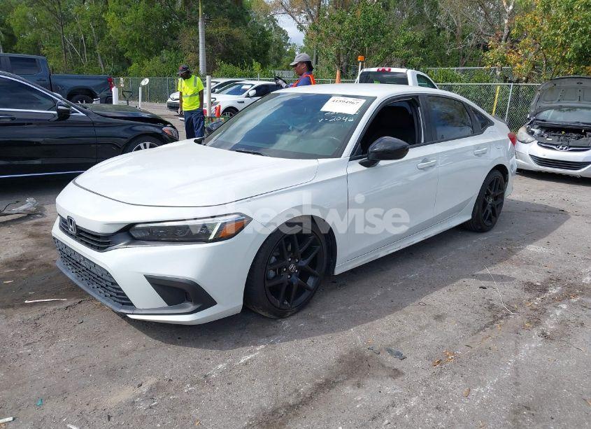 Photo 2 of 2022 Honda Civic SPORT (VIN 2HGFE2F52NH532042)