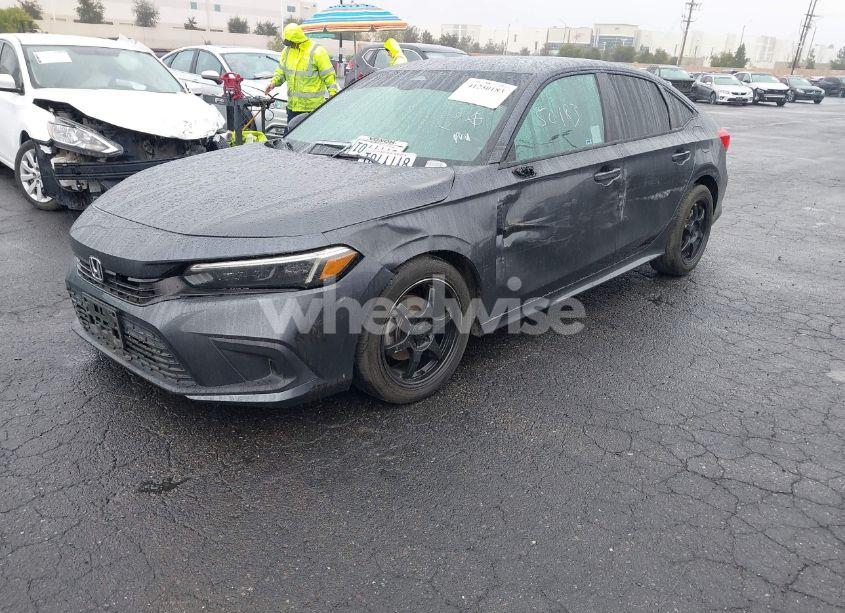 Photo 2 of 2022 Honda Civic SPORT (VIN 2HGFE2F52NH533773)