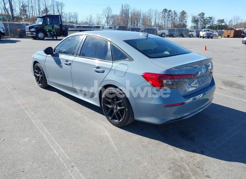 Photo 3 of 2022 Honda Civic SPORT (VIN 2HGFE2F52NH538066)