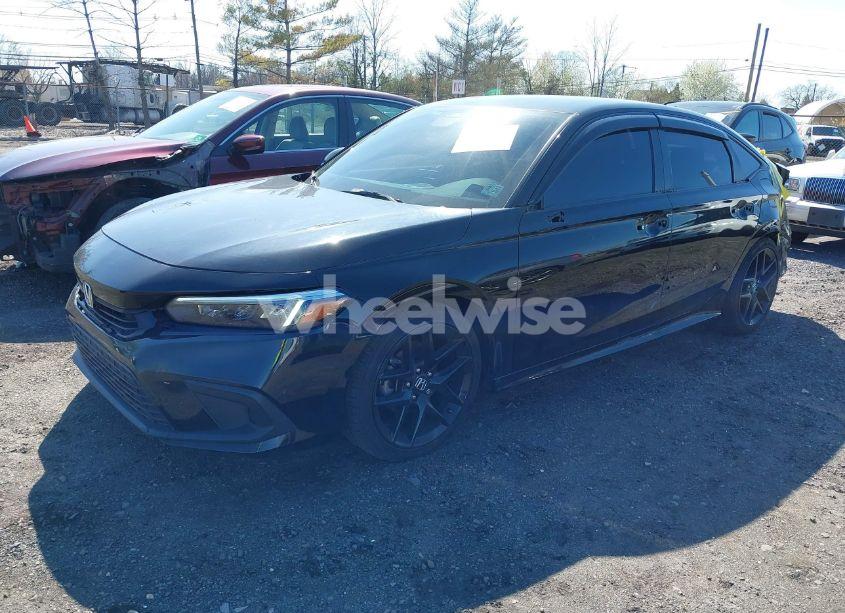 Photo 2 of 2022 Honda Civic SPORT (VIN 2HGFE2F52NH539038)