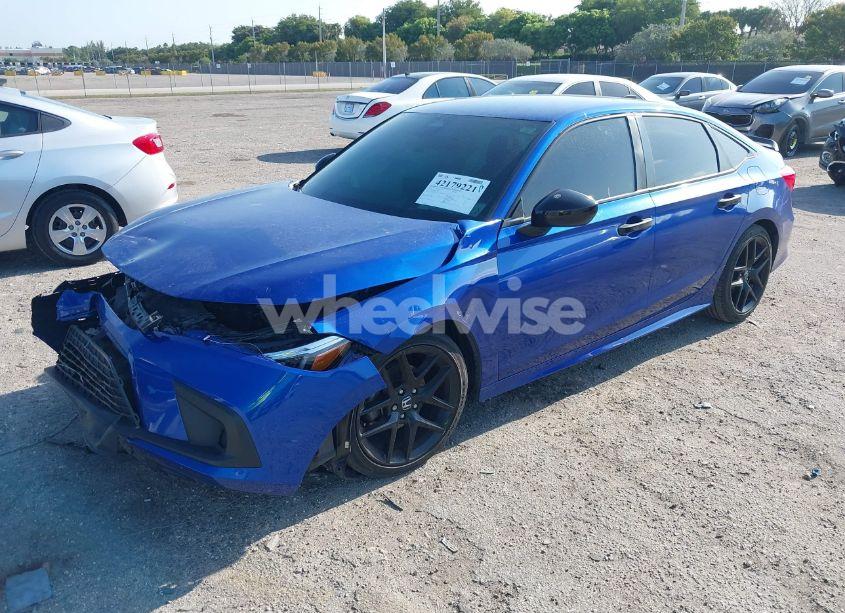 Photo 2 of 2022 Honda Civic SPORT (VIN 2HGFE2F52NH558057)