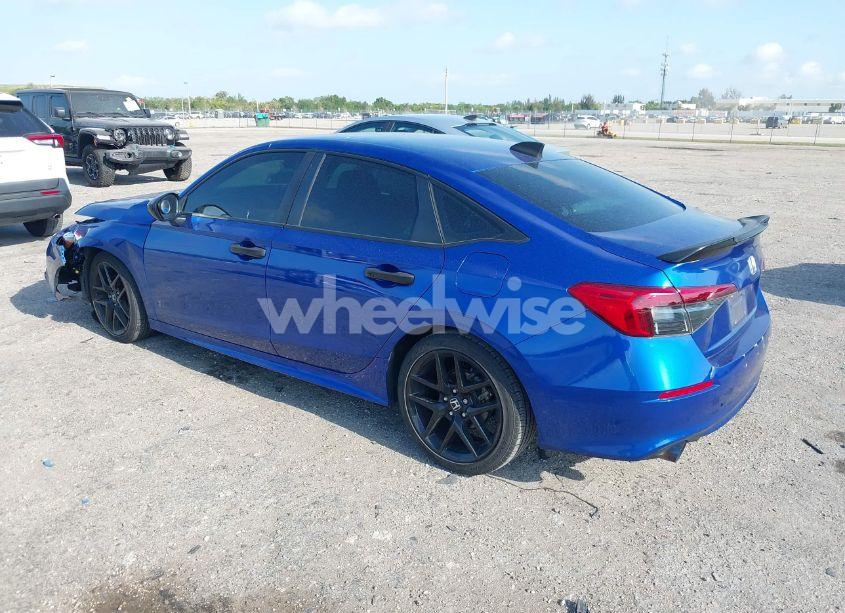 Photo 3 of 2022 Honda Civic SPORT (VIN 2HGFE2F52NH558057)