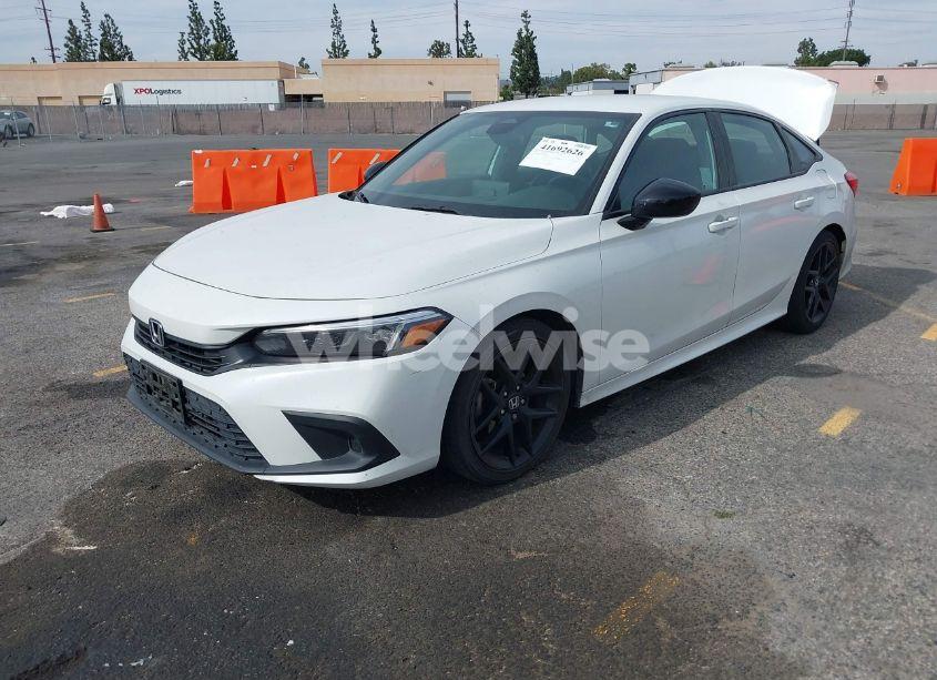 Photo 2 of 2022 Honda Civic SPORT (VIN 2HGFE2F52NH595058)