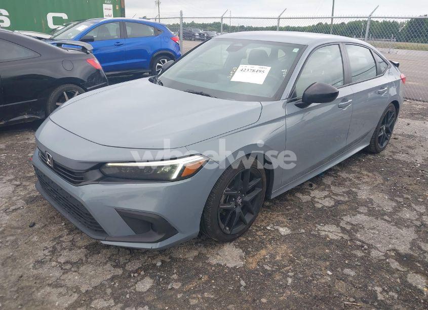 Photo 2 of 2022 Honda Civic SPORT (VIN 2HGFE2F52NH606382)