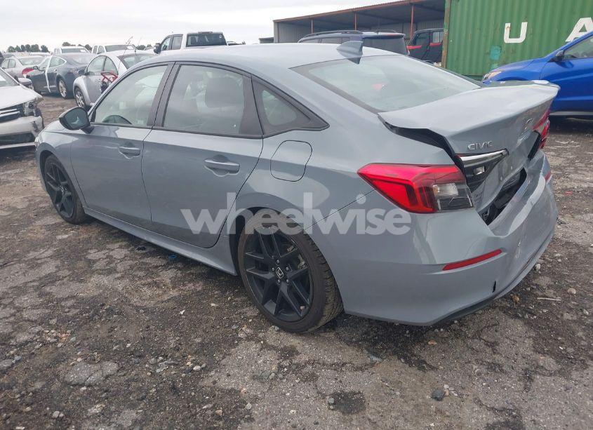 Photo 3 of 2022 Honda Civic SPORT (VIN 2HGFE2F52NH606382)