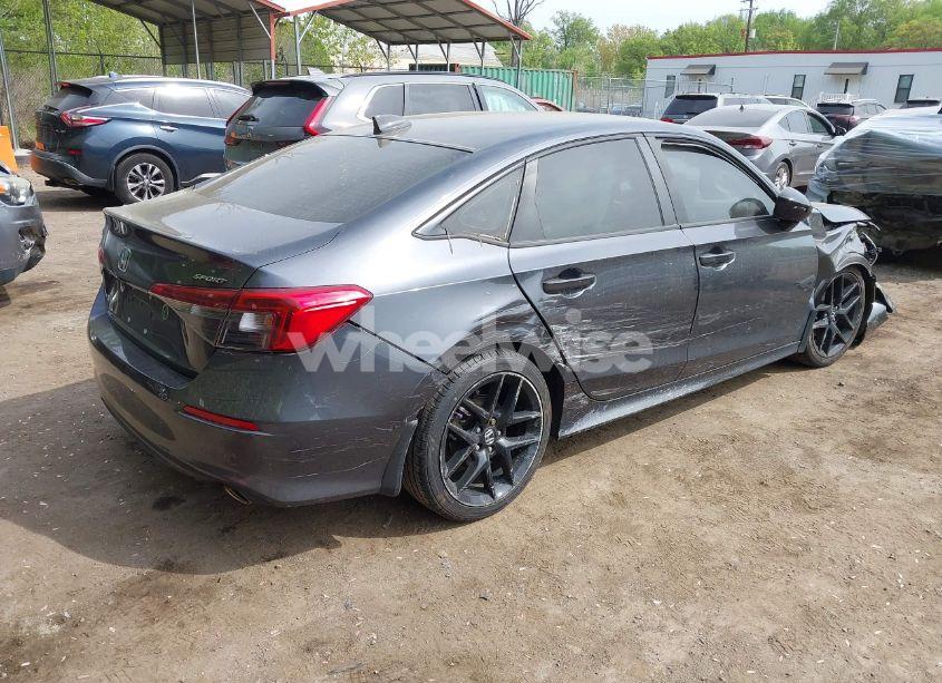 Photo 4 of 2022 Honda Civic SPORT (VIN 2HGFE2F53NH512821)