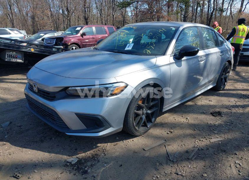 Photo 2 of 2022 Honda Civic SPORT (VIN 2HGFE2F53NH521227)