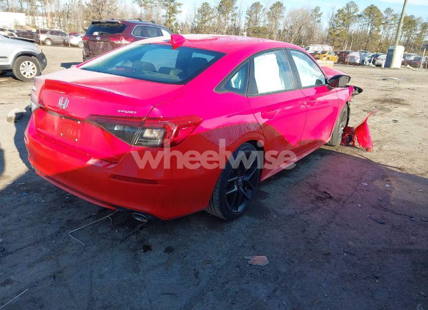 Photo 4 of 2022 Honda Civic SPORT (VIN 2HGFE2F53NH524807)