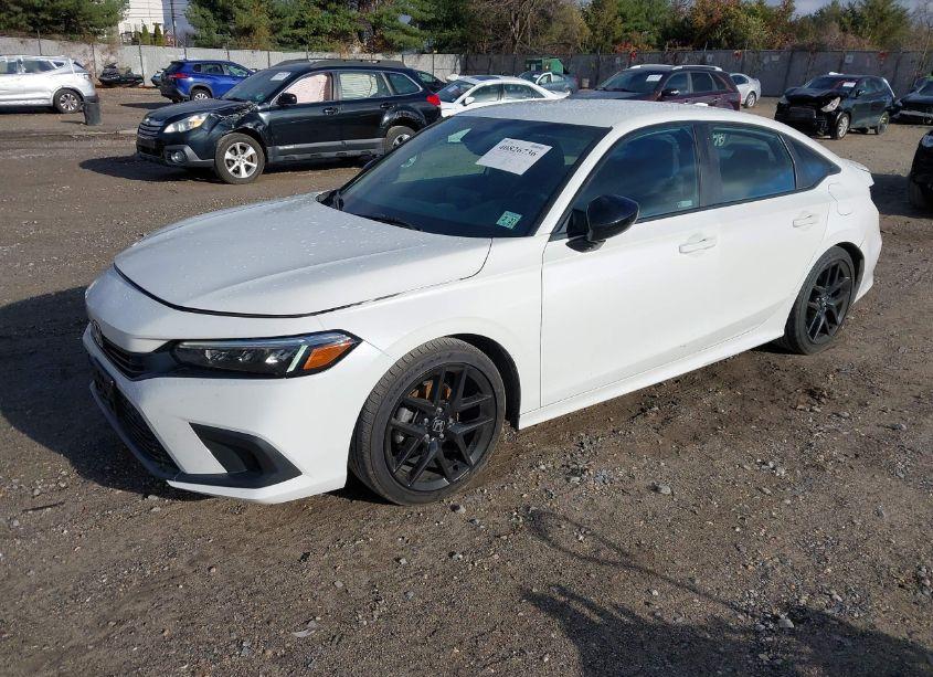 Photo 2 of 2022 Honda Civic SPORT (VIN 2HGFE2F53NH564563)