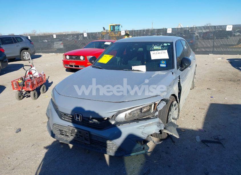 Photo 2 of 2022 Honda Civic SPORT (VIN 2HGFE2F53NH566068)