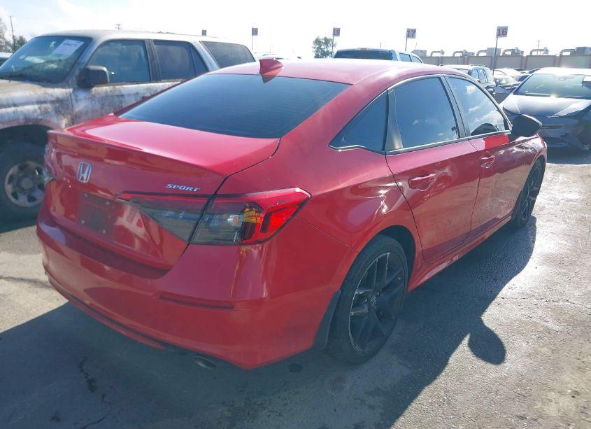 Photo 4 of 2022 Honda Civic SPORT (VIN 2HGFE2F53NH582724)