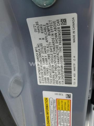 Photo 10 of 2022 HONDA CIVIC SPORT (VIN 2HGFE2F54NH501309)