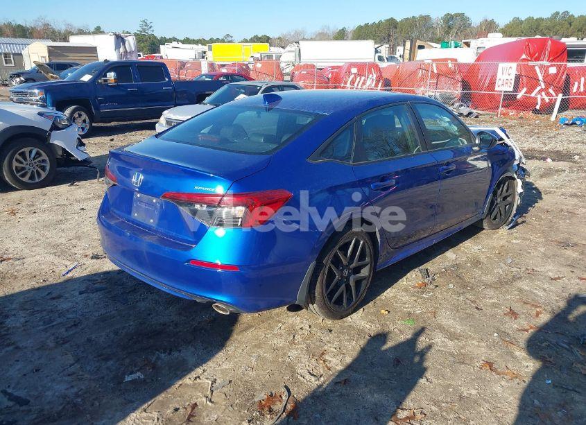 Photo 4 of 2022 Honda Civic SPORT (VIN 2HGFE2F54NH521043)