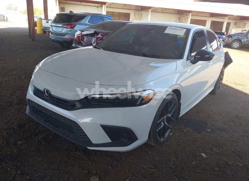 Photo 2 of 2022 Honda Civic SPORT (VIN 2HGFE2F54NH539347)